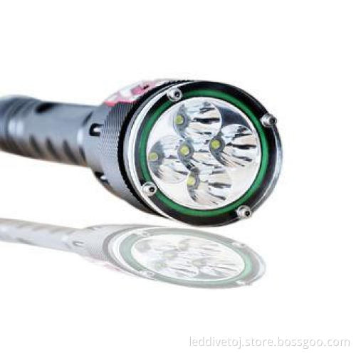 High brightness powerful Aluminum led diving torch with CE